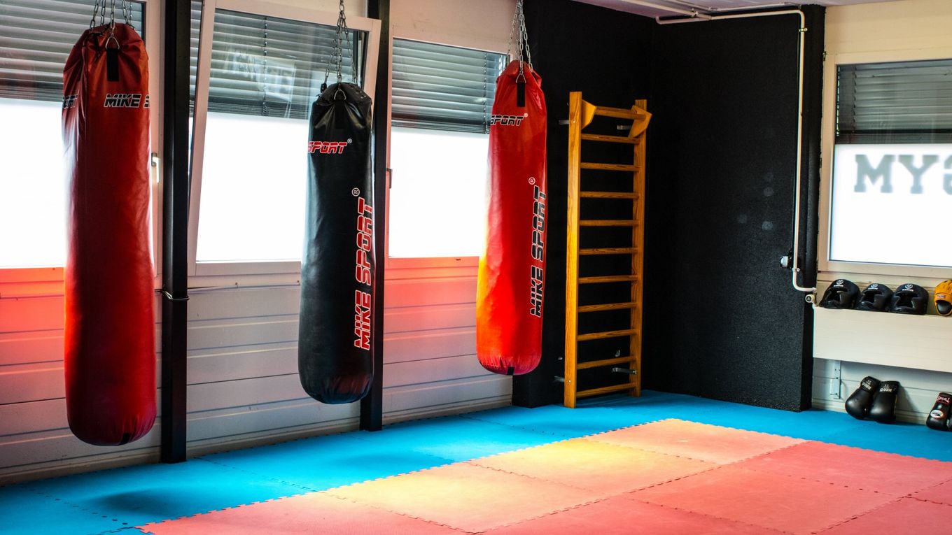 Boxsäcke im Kampfsportbereich